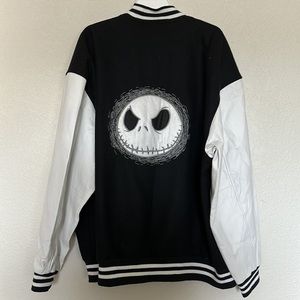 Disney Nightmare Before Christmas Varsity Jacket JACK SKELLINGTON